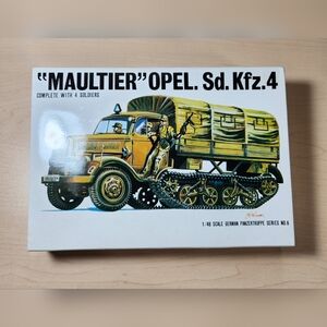 Ban‎ Dai  Model Hobby Maultier Opel Sd Kfz 4 German Semi Truck NIB